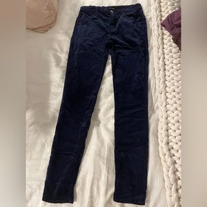 Women’s J Brand Maria Style Size 28 Dark Blue Velvety Pants